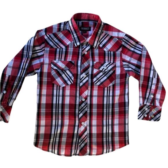 Gioberti Size 6 Western Shirt made in Italy - Picture 1 of 15